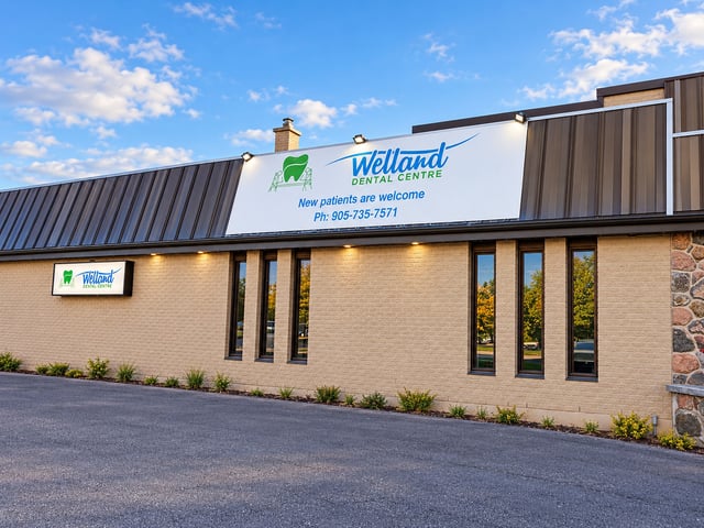 Exterior of Welland Dental Centre in Welland, Ontario