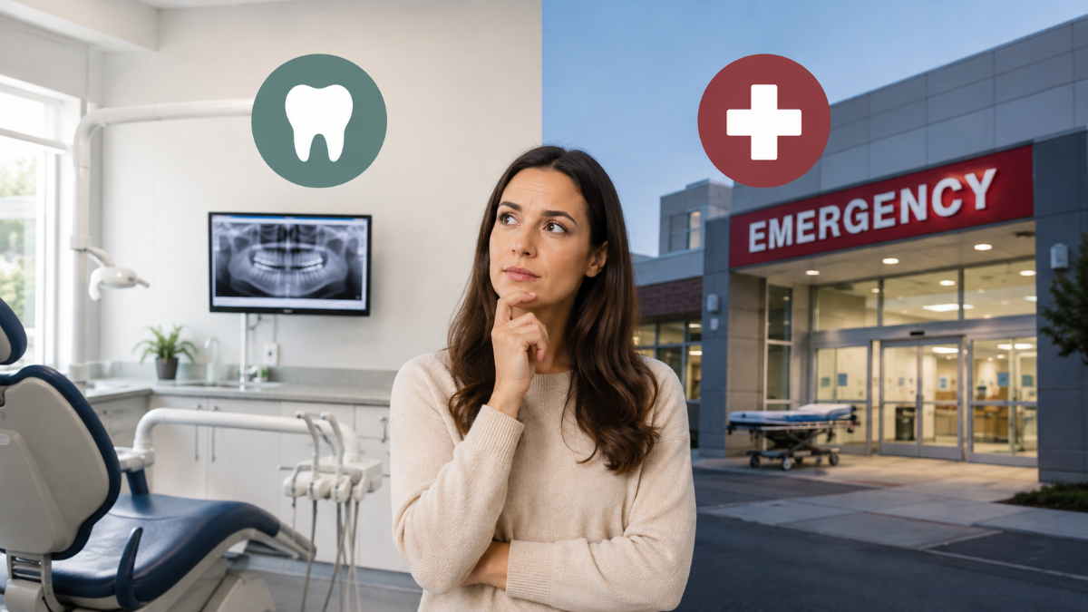 Can You Go to the Hospital for Dental Pain? Dentist vs ER in Welland