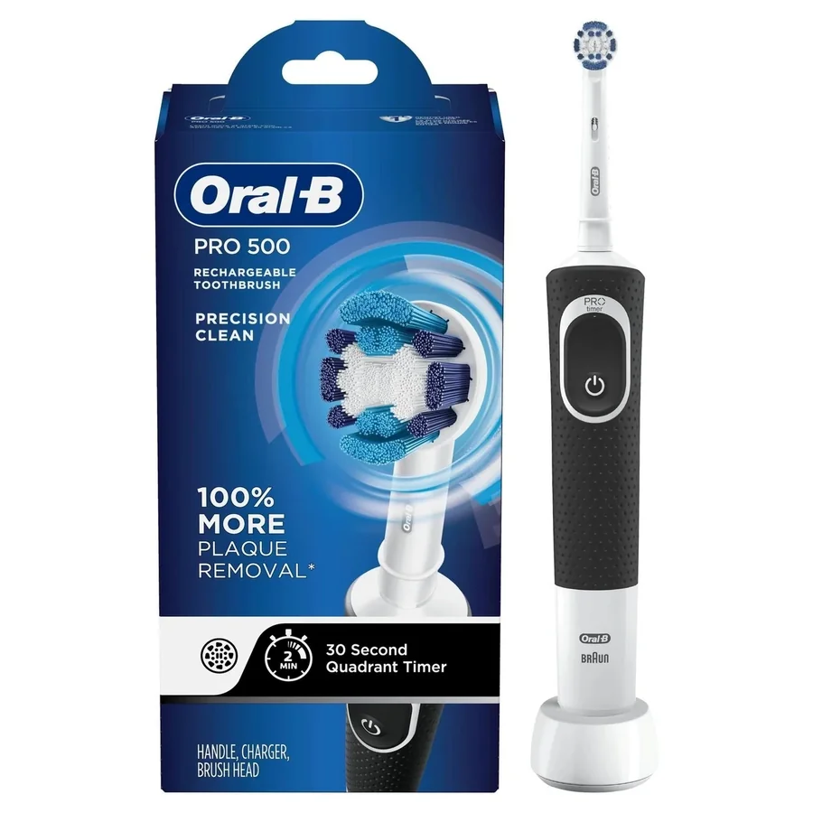 Free Oral-B Pro 500 electric rechargeable toothbrush for new patients at Welland Dental Centre